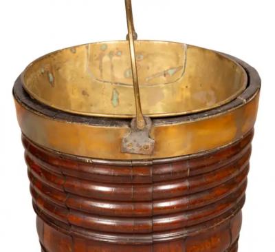 Irish Mahogany Peat Bucket