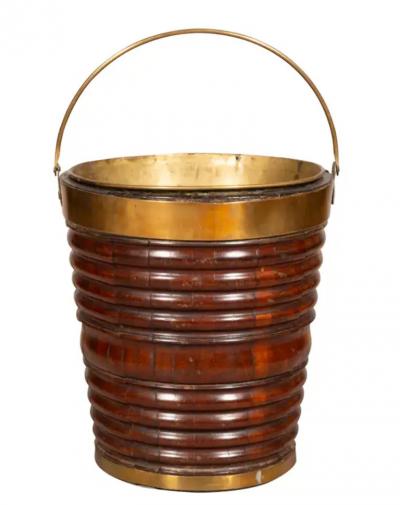 Irish Mahogany Peat Bucket