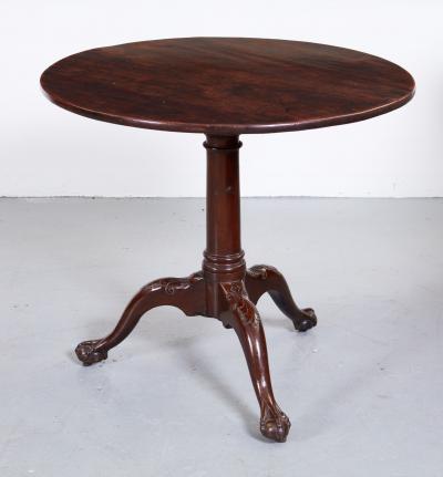 Irish Mahogany Tea Table