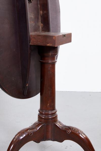 Irish Mahogany Tea Table
