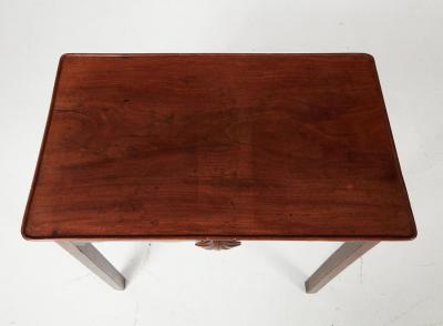 Irish Tray Top Table with Shell Carving