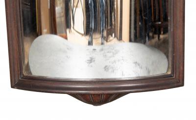 Irish Victorian Mahogany Butlers Mirror