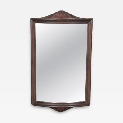 Irish Victorian Mahogany Butlers Mirror