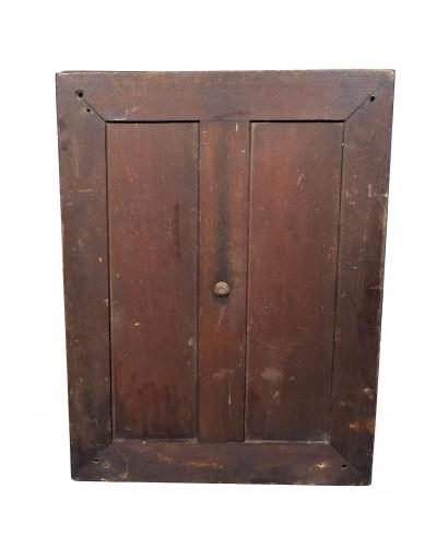 Irish Victorian Mahogany Butlers Mirror