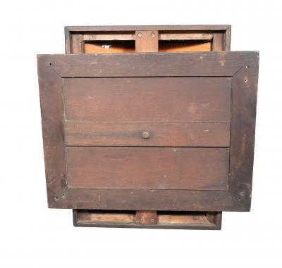 Irish Victorian Mahogany Butlers Mirror