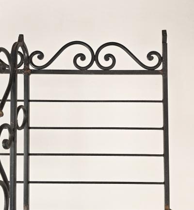 Iron Brass Bakers Rack France circa 1880