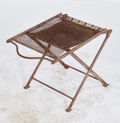 Iron Chainmesh Folding Conservatory Chair