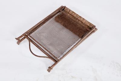 Iron Chainmesh Folding Conservatory Chair
