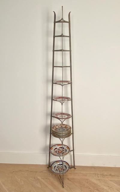 Iron Plate Rack America Circa 1860