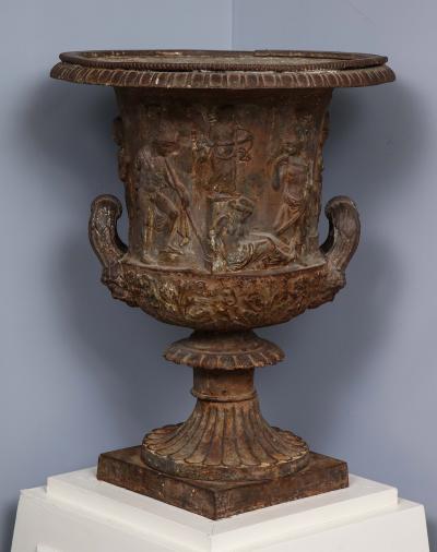 Iron Urn after the Medici Urn in the Uffizi Gallery