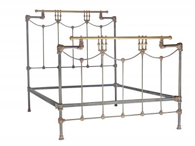 Iron and Brass Bed