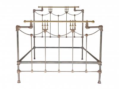 Iron and Brass Bed