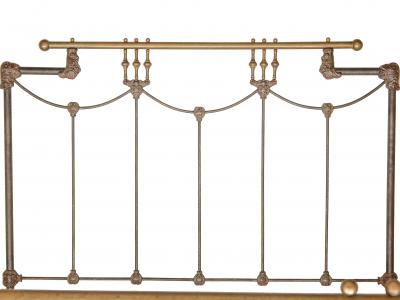 Iron and Brass Bed