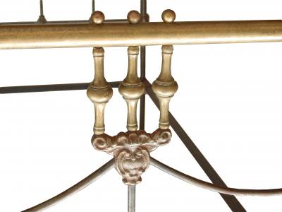Iron and Brass Bed