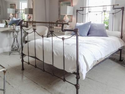 Iron and Brass Bed