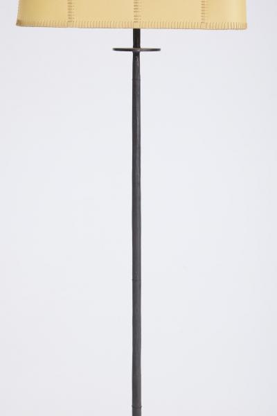 Iron and Parchment Floor Lamp