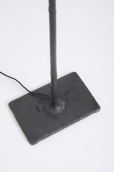 Iron and Parchment Floor Lamp