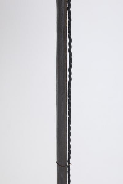Iron and Parchment Floor Lamp