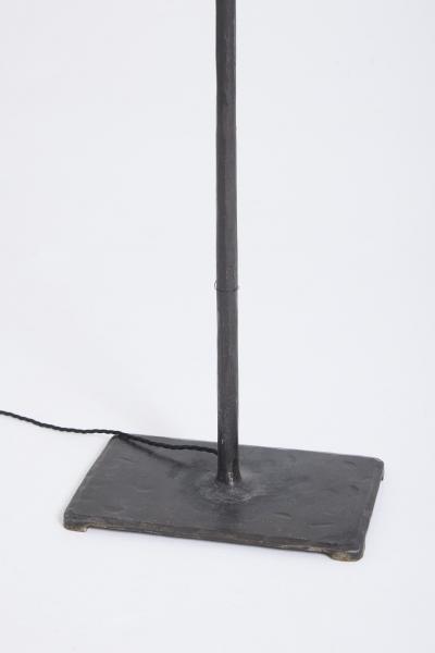 Iron and Parchment Floor Lamp