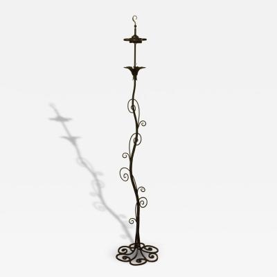 Iron floor lamp