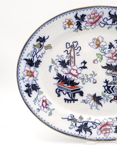 Ironstone Oval Platter England circa 1870