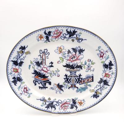 Ironstone Oval Platter England circa 1870