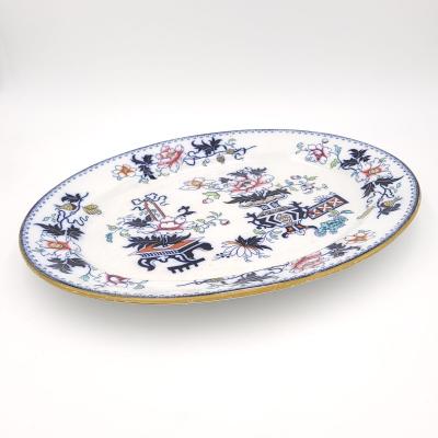 Ironstone Oval Platter England circa 1870