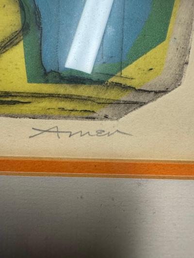 Irving Amen Irving Amen etching Awakening 2 47 200