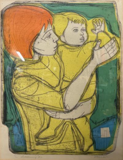 Irving Amen Irving Amen etching Awakening 2 47 200