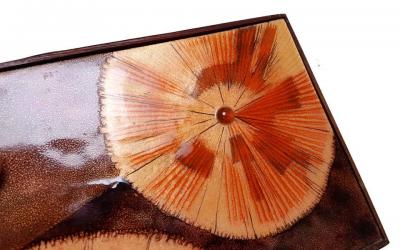 Irwin A Whitaker trinket Box Enamel by Irwin Whitaker