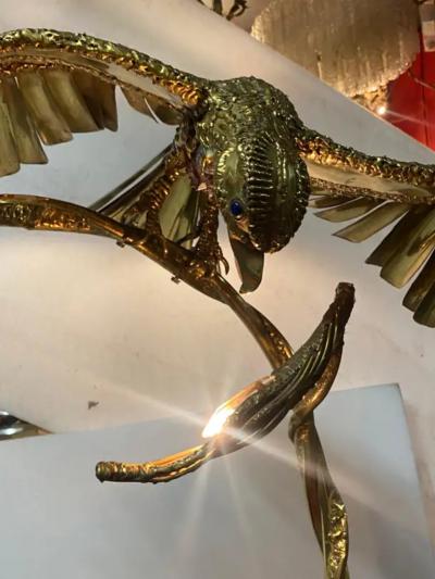 Isabelle Faure 1970 Perched Eagle R And Isabelle FAURE for Honor Paris Or Duval Brasseur