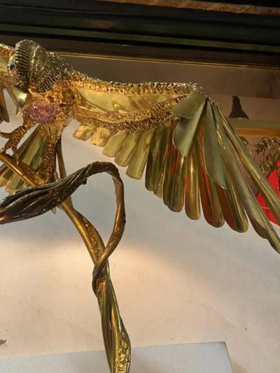 Isabelle Faure 1970 Perched Eagle R And Isabelle FAURE for Honor Paris Or Duval Brasseur