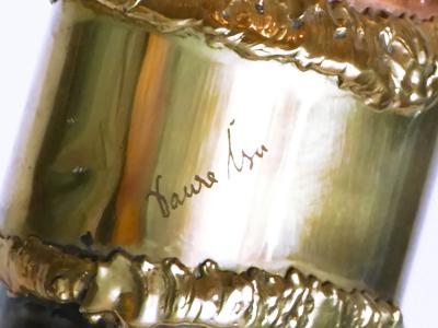 Isabelle Faure Signed Isabelle Faure cobra sculpture XL coffee table 1970s