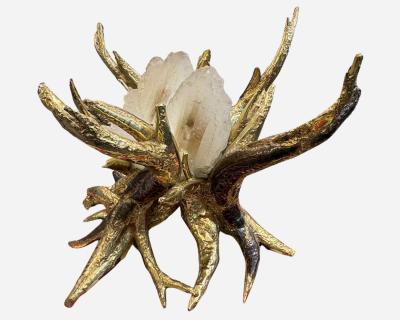 Isabelle Masson Faure Illuminated tree sculpture table Isabelle Richard Faure France circa 1980