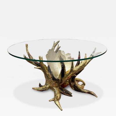 Isabelle Masson Faure Illuminated tree sculpture table Isabelle Richard Faure France circa 1980