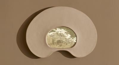 Isabelle Sicart Arpa mirror by Isabelle Sicart