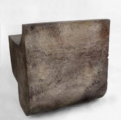 Isac Elam Kaid Canadian Contemporary Mono Block Cement Chair
