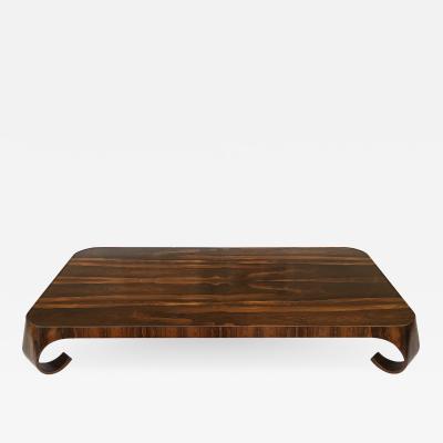 Isamu Kenmochi Isamu Kenmochi Brazilian Rosewood Coffee Table for Tendo Mokko