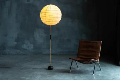 Isamu Noguchi Akari Floor Lamp BB3 55DD by Isamu Noguchi for Ozeki Co Japan 1950s