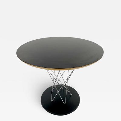 Isamu Noguchi Isamu Noguchi Cyclone End Table for Knoll MCM Black Laminate and Chrome Signed