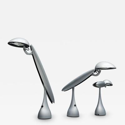 Isao Hosoe Postmodern Heron Desk Lamps by Isao Hosoe for Luxo Norway 1990s
