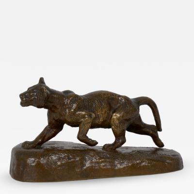 Isidore Bonheur Lion Cub French Antique Bronze Sculpture by Isidore Bonheur and Peyrol