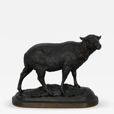 Isidore Bonheur Merino Ewe Bronze Sculpture Cast after Model by Isidore Jules Bonheur