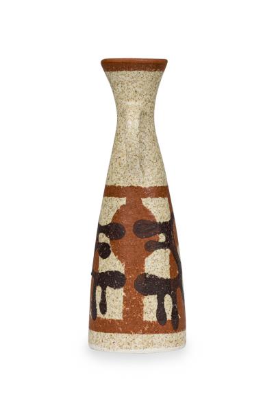 Israeli Mid Century Lapid Glazed Flaired Top Pitcher