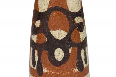 Israeli Mid Century Lapid Glazed Flaired Top Pitcher