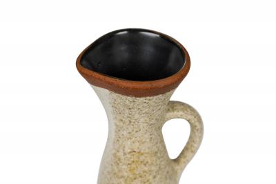 Israeli Mid Century Lapid Glazed Flaired Top Pitcher