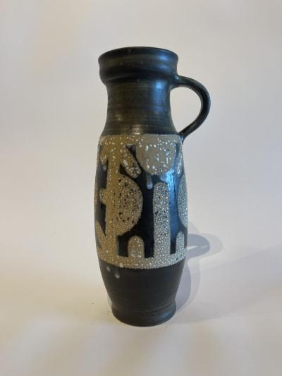Israeli Mid Century Lapid Lava Glazed Ceramic Pitcher