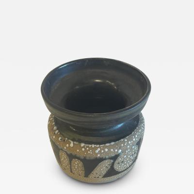 Israeli Mid Century Lapid Lava Glazed Ceramic Vase
