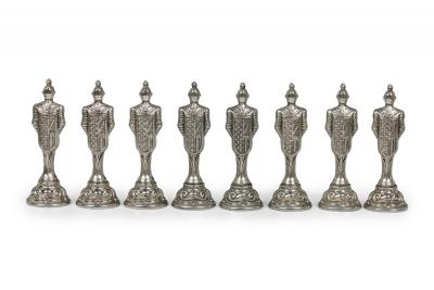 Italfama Italian Renaissance Themed 32 Piece Metal Chess Set