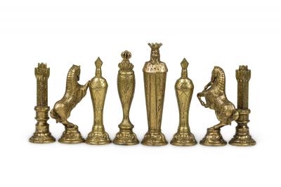 Italfama Italian Renaissance Themed 32 Piece Metal Chess Set